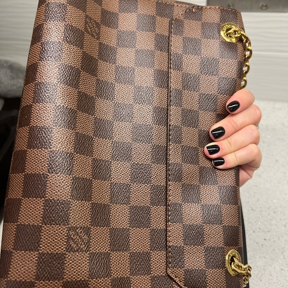 LOUIS VUITTON 
Damier Ebene Vavin PM Creme. - Picture 13 of 16